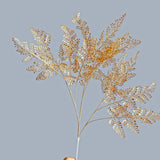 Golden Artificial Plants Maple Leaf For Living Room / Desk Decoration